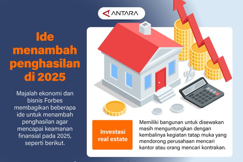 Ide menambah penghasilan di 2025 – Infografik ANTARA News