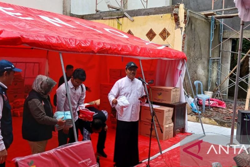 Mensos resmikan lumbung sosial di Kabupaten Kediri