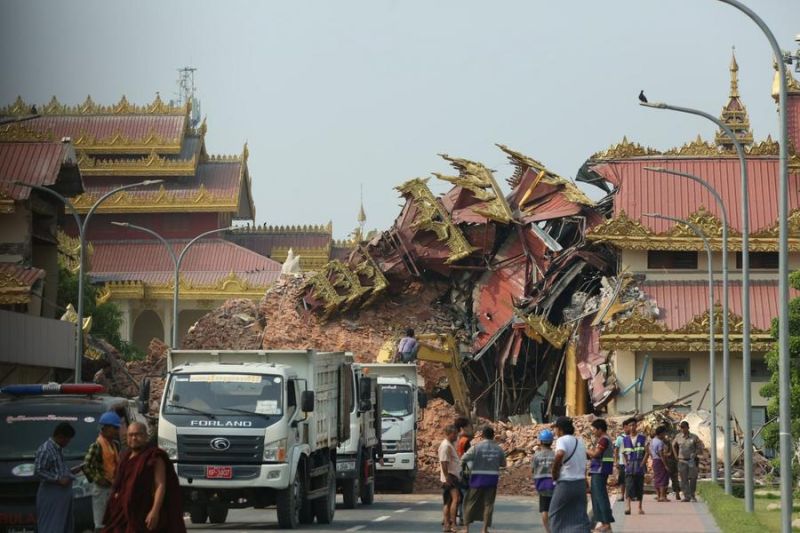 Korban tewas gempa numi dahsyat Myanmar bertambah jadi 1.644 Orang