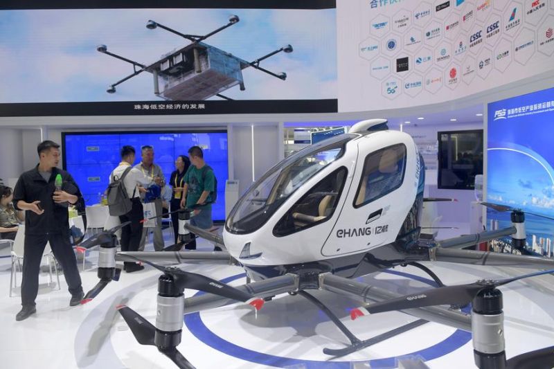 China terbitkan sertifikat operasional drone penumpang otonomos