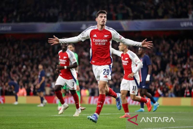 Havertz dan Jorginho berpeluang perkuat Arsenal di leg kedua lawan PSG