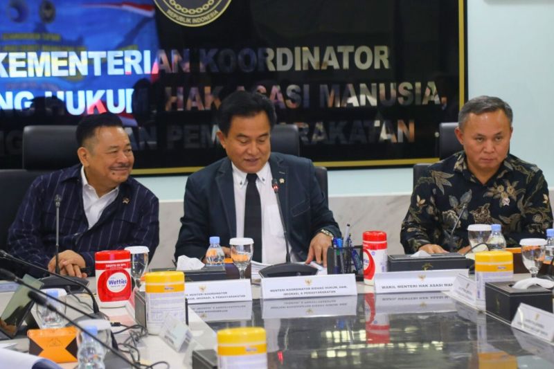 Yusril: Koordinasi hindari tumpang tindih kewenangan penanganan HAM