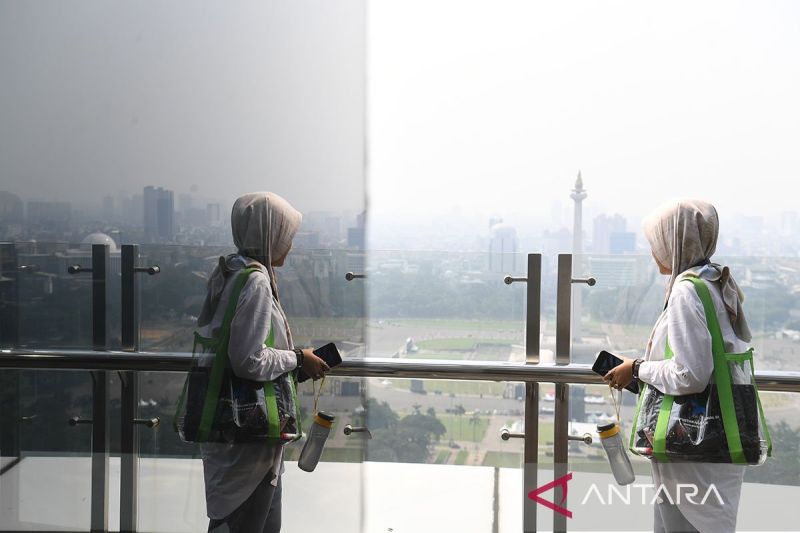 Minggu pagi, kualitas udara Jakarta terburuk keempat di dunia