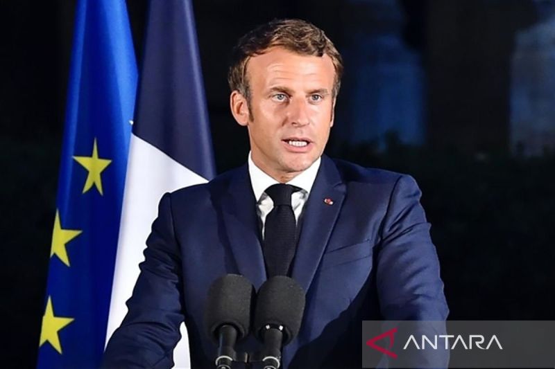 Prancis bantah tuduhan Macron gunakan narkoba saat lawatan ke Ukraina