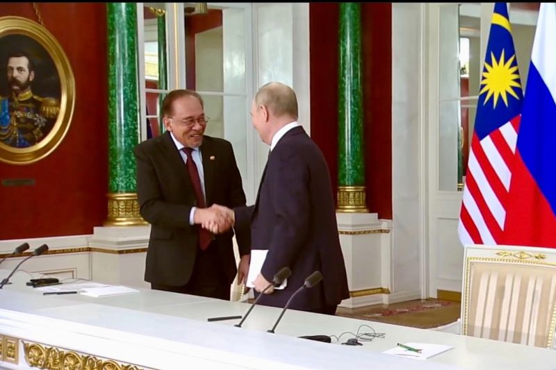 Anwar temui Putin di Moskow, bahas kerja sama strategis Malaysia-Rusia