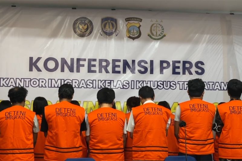 Imigrasi Batam amankan 23 WNA penyalahguna izin tinggal – ANTARA News