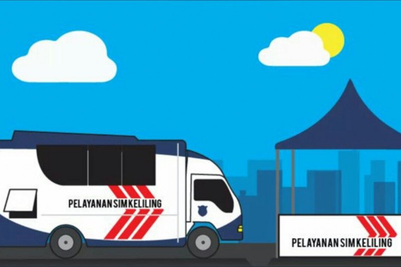 Layanan SIM Keliling tersedia di lima lokasi Jakarta pada Sabtu