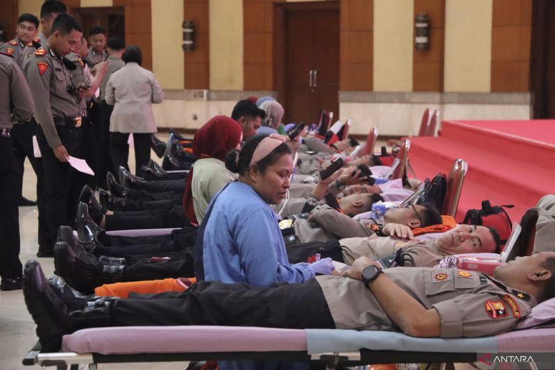 dies-natalis-ke-79,-stik-lemdiklat-polri-gelar-donor-darah