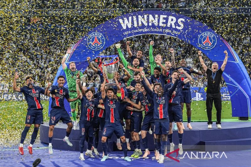 UEFA umumkan susunan tim terbaik Liga Champions 2025, PSG mendominasi