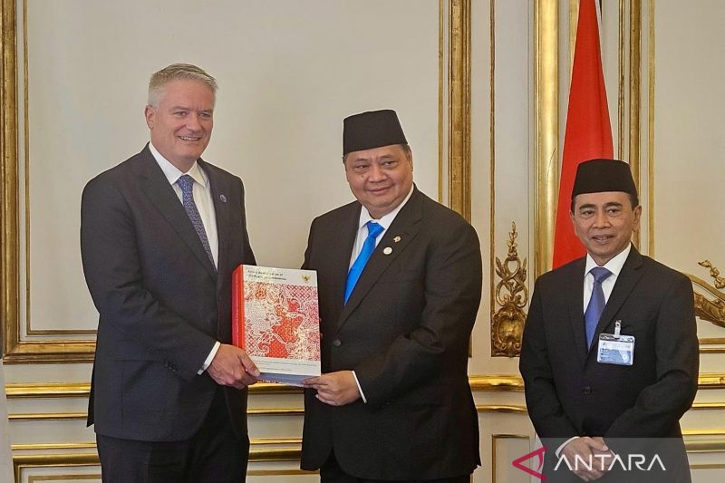 Airlangga temui Sekjen OECD guna serahkan Initial Memorandum