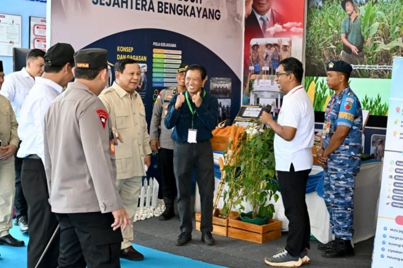 Prabowo apresiasi UMKM tampilkan hilirisasi jagung di Bengkayang