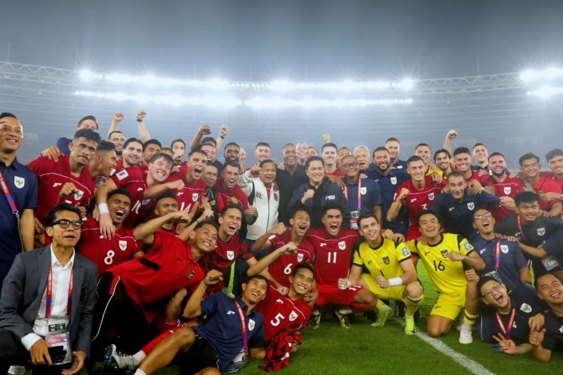 Bersyukur Timnas kalahkan China, Prabowo: Insyallah masuk piala dunia – ANTARA News