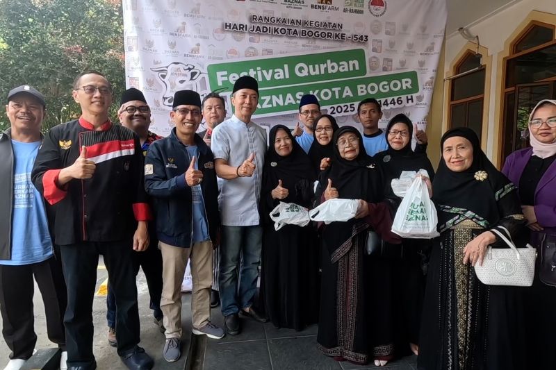 Baznas Bogor salurkan 41 hewan kurban untuk warga perbatasan – ANTARA News