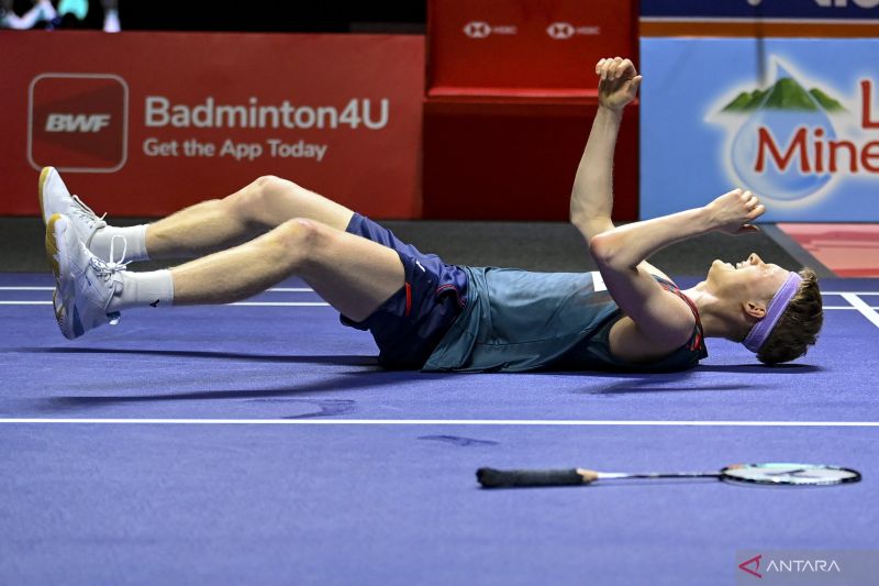 Tunggal putra Denmark Anders Antonsen juara Indonesia Open 2025