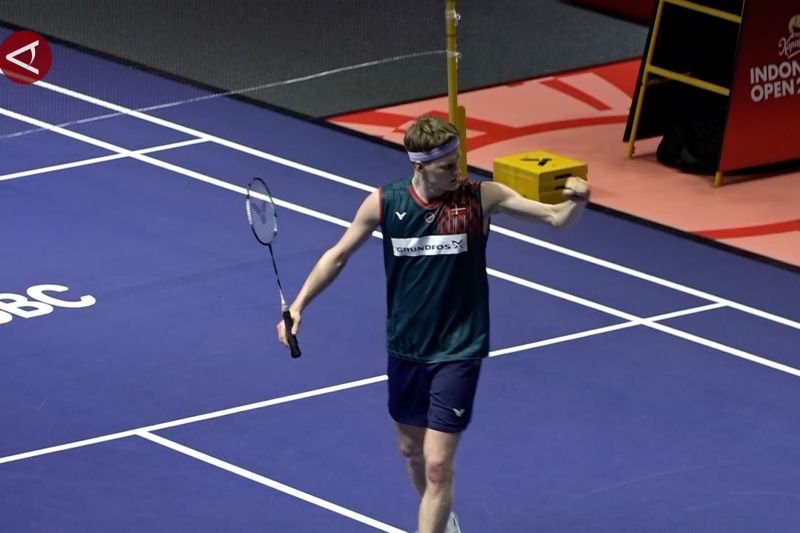 Anders Antonsen asal Denmark juarai tunggal putra Indonesia Open 2025 – ANTARA News