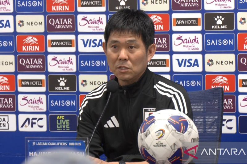 Meski menang telak, Moriyasu masih ingin Jepang terus main lebih baik