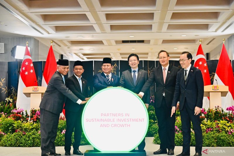 Presiden Prabowo-PM Wong luncurkan proyek kolaborasi energi terbarukan