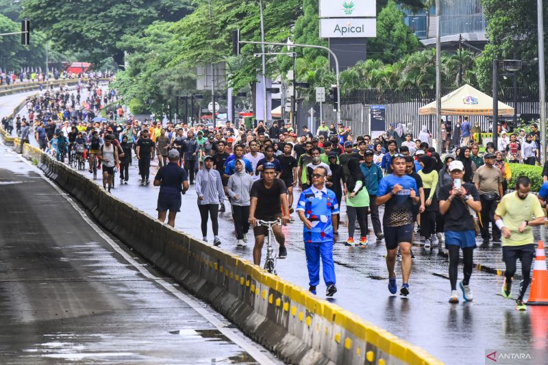 Hujan ringan basahi sebagian besar Indonesia pada Sabtu