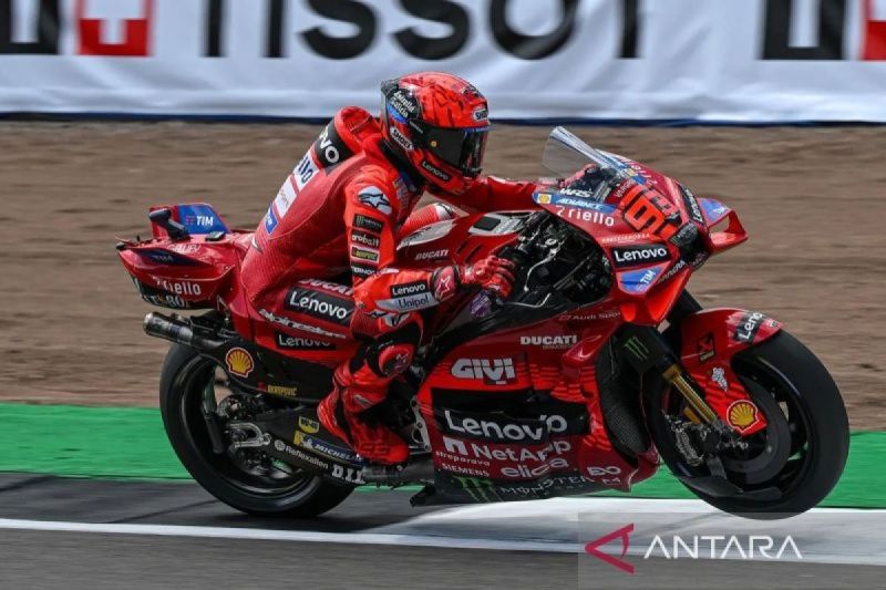 Hasil Sprint Race: Marc Marquez menang, Alex dan Bagnaia podium