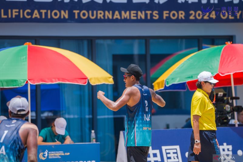 Indonesia huni peringkat keempat di Beach Pro Tour Futures Qidong 2025
