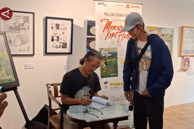 Beng Rahadian luncurkan komik 'Mencari Kopi Flores' – ANTARA News