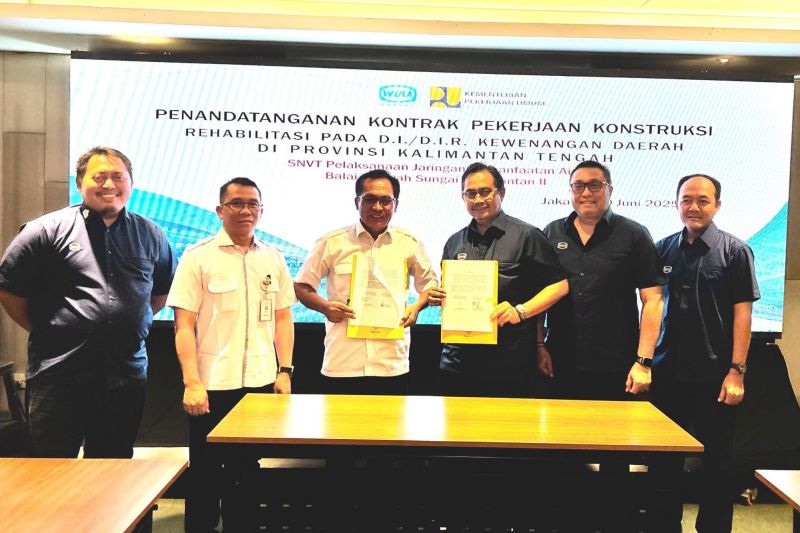 Wika garap proyek rehabilitasi irigasi dukung swasembada pangan