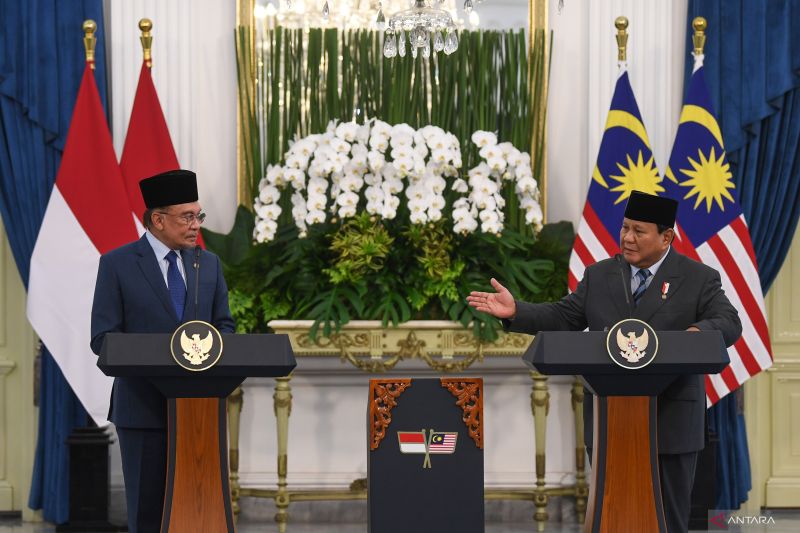 Prabowo: RI-Malaysia sejalan usung Solusi Dua Negara untuk Palestina