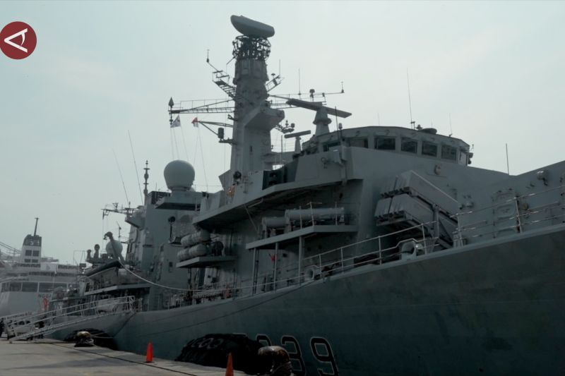 Komandan HMS Richmond beberkan kisah dan proyeksi kapalnya di Jakarta – ANTARA News