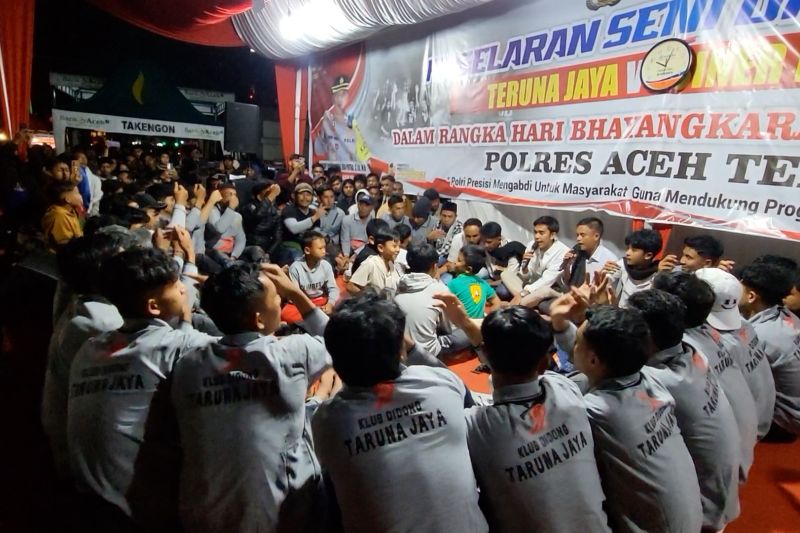 Sambut HUT Bhayangkara, Polres Aceh Tengah ikut lestarikan Didong – ANTARA News