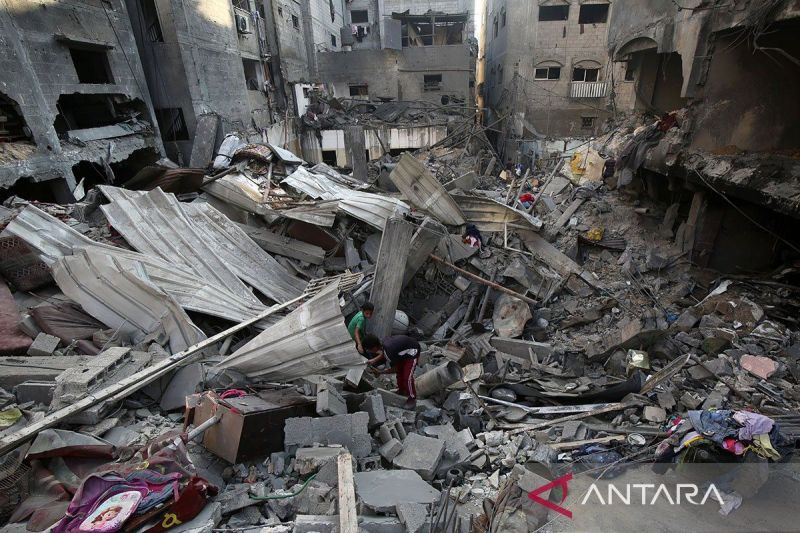 Serangan udara Israel tewaskan 92 warga Palestina di Jalur Gaza