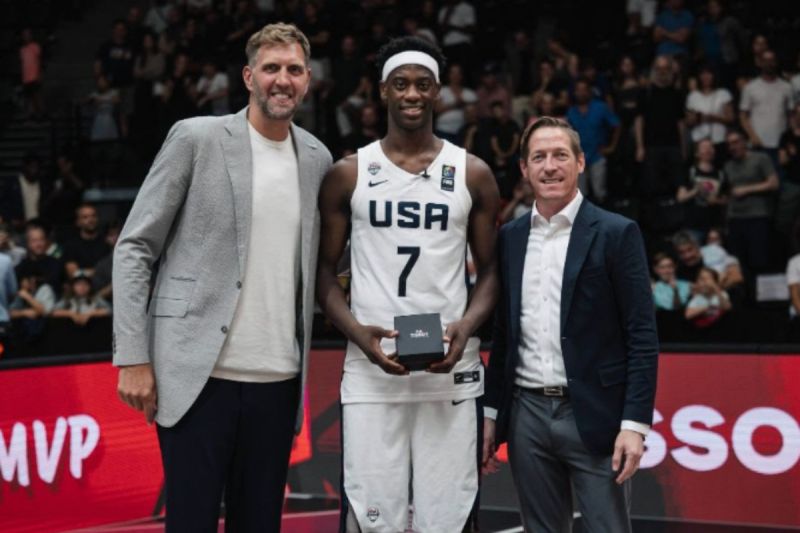 AJ Dybantsa raih MVP dalam Piala Dunia U-19 FIBA 2025