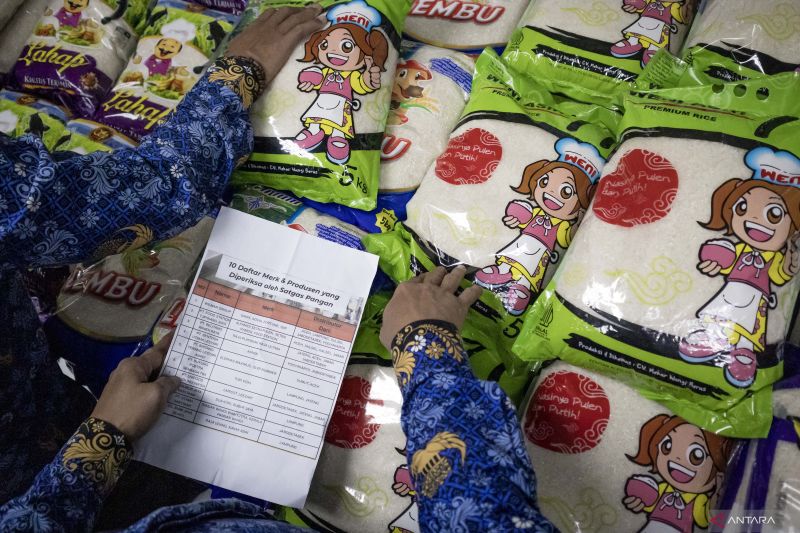 Antisipasi beras oplosan di Lembang