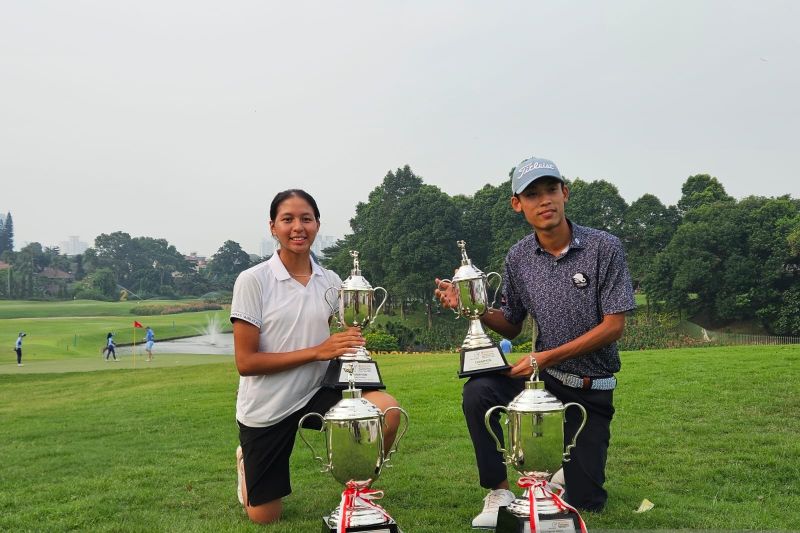 Randy dan Bianca juara Medco-Pondok Indah Amateur Golf 2025