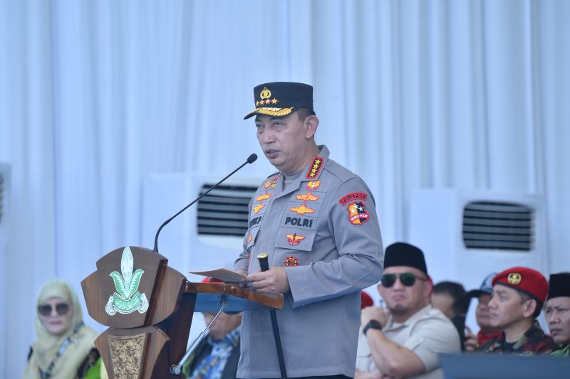 Kapolri hadiri apel akbar Kokam Pemuda Muhammadiyah di Sleman