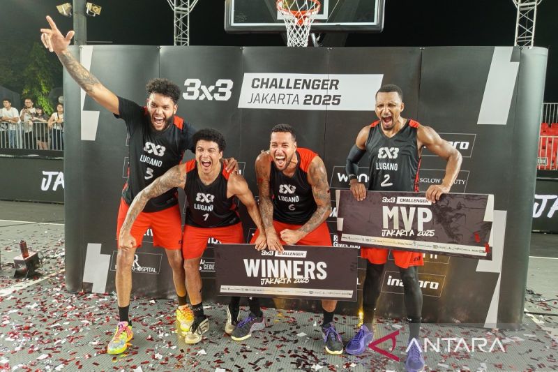 Lugano juara FIBA 3×3 Challenger Jakarta 2025