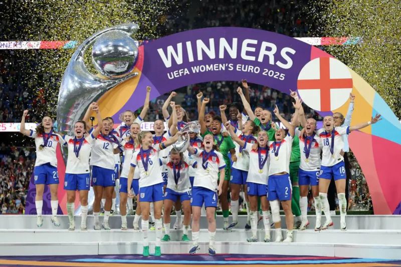 Menang adu penalti, Timnas Inggris pertahankan gelar juara Euro Wanita