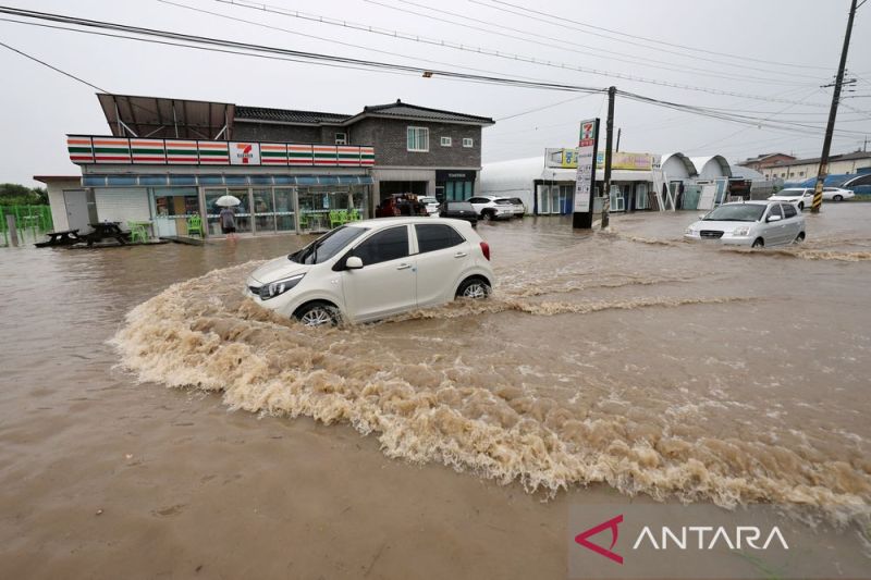 Korea Selatan evakuasi 2.500 orang warga pasca hujan deras