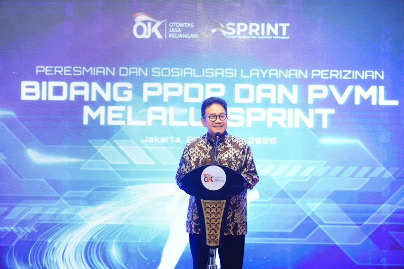 OJK alihkan layanan perizinan PPDP-PVML ke SPRINT mulai 1 September