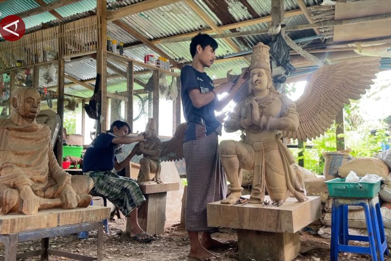 Tradisi pahatan tangan Myanmar terancam punah – ANTARA News