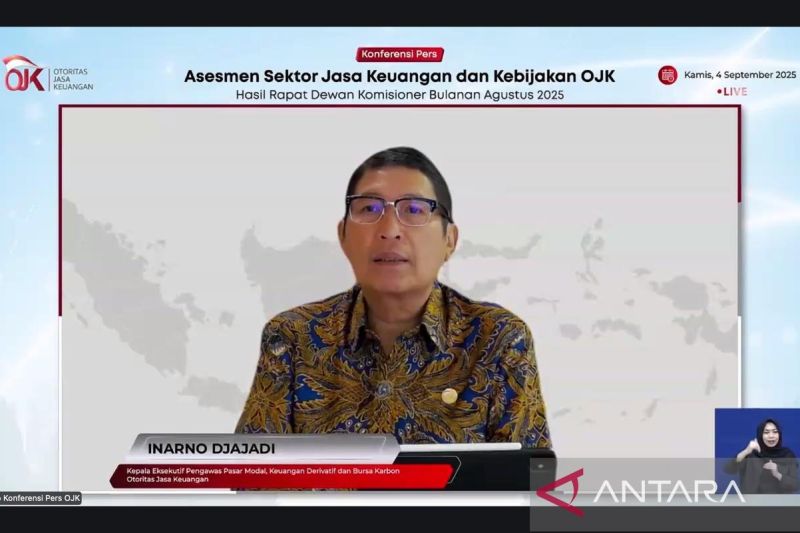 OJK: IHSG capai ATH 8.022,76, kapitalisasi pasar Rp14.377 triliun