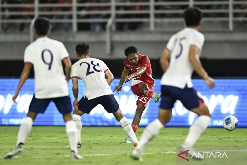 Eliano cetak gol perdana untuk timnas Indonesia saat lawan Taiwan