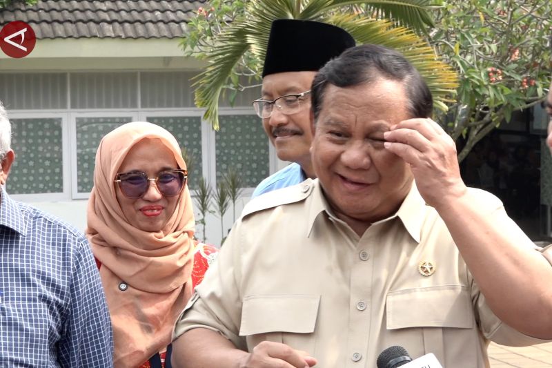 Kelakar Prabowo saat ditanya pengganti Menko Polkam dan Menpora – ANTARA News