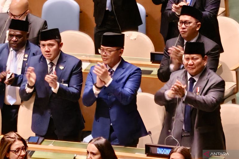 Prabowo “standing ovation” saat Macron nyatakan Prancis akui Palestina