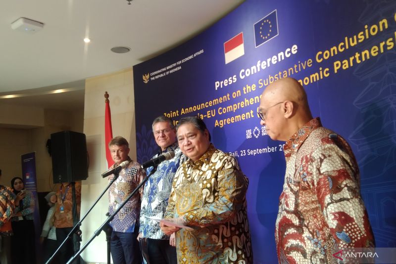 Menko Airlangga: IEU-CEPA buka peluang investasi kendaraan listrik RI