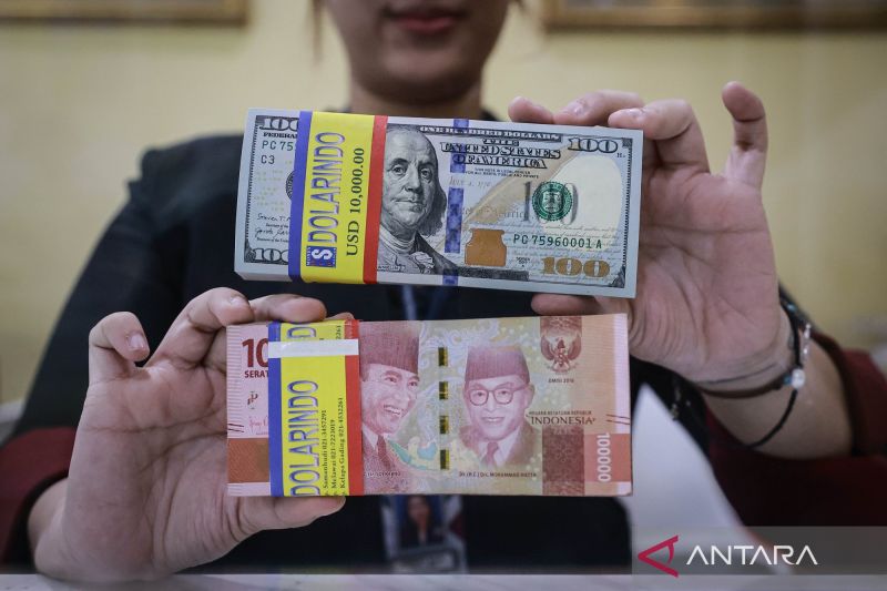 Rupiah pada Rabu pagi menguat jadi Rp16.684 per dolar AS