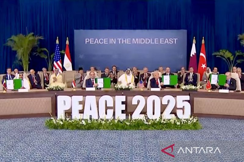 Prabowo dan pemimpin dunia dukung perjanjian damai Gaza di Mesir
