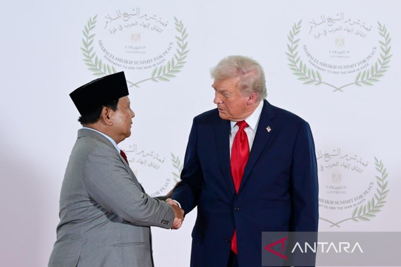 Prabowo dapat pujian khusus dari Trump di KTT Perdamaian: Kerja bagus