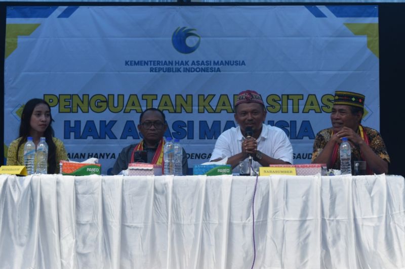 Kemenham berikan penguatan kapasitas HAM bagi pelajar di Matim-NTT
