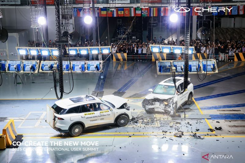 Chery TIGGO 9 taklukkan uji tabrak de15 small overlap di China