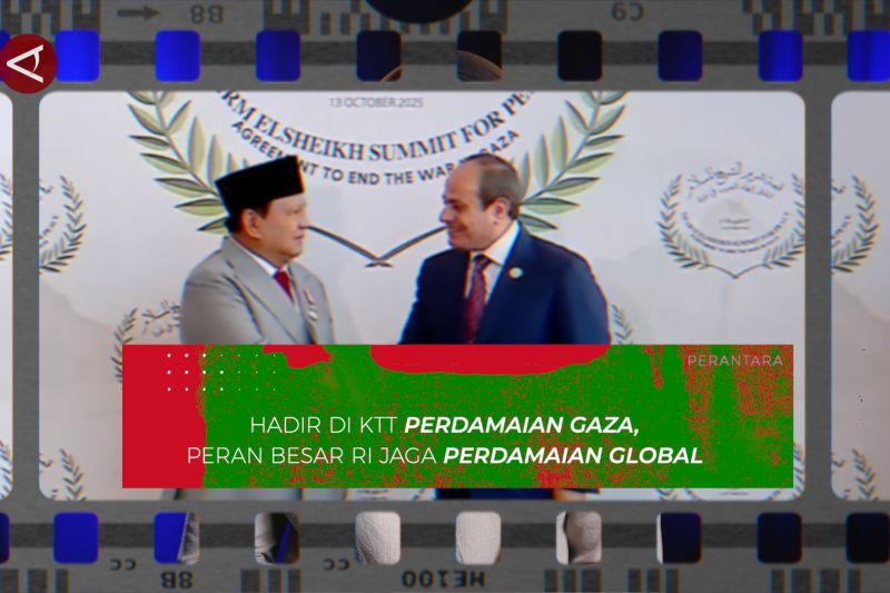 Hadir di KTT Perdamaian Gaza, Peran besar RI jaga perdamaian global – ANTARA News